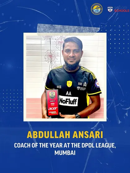 We celebrate our U17 Head Coach, Abdullah Ansari, on being named 'Coach of the Year' at the DPDL League. This award reflects our focus on long term player development and coaching excellence.