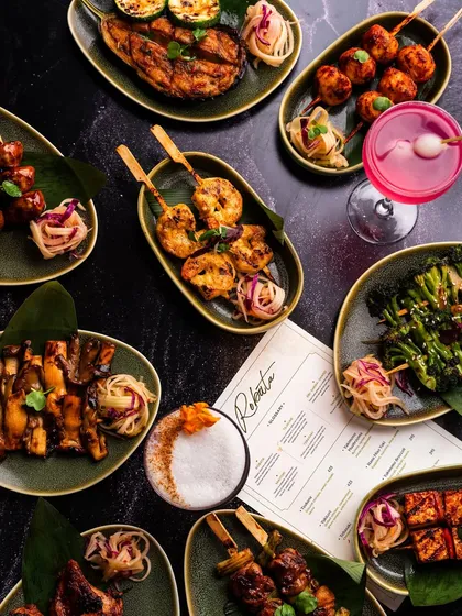 A perfect flat lay is a story in itself. For this shoot with China Bistro, we composed a vibrant spread of dishes and cocktails to create a visually rich and inviting scene. This shot showcases our expertise in food styling and capturing the essence of a dining experience.
