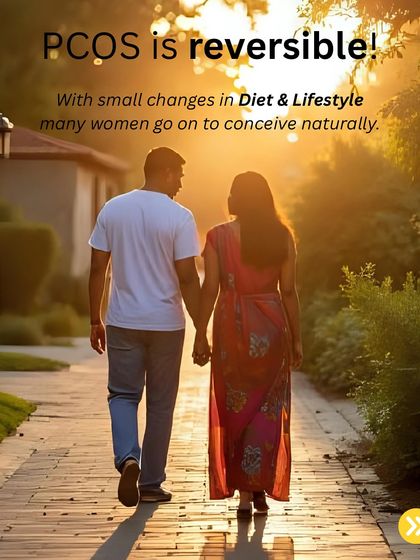 A hopeful message for anyone struggling with PCOS. With small, consistent changes in diet and lifestyle, it is possible to reverse symptoms and even conceive naturally.