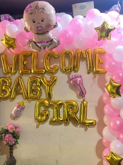 Choudhary Balloon Decoration - Personal Event Decoration Baby's First Milestones photo 34