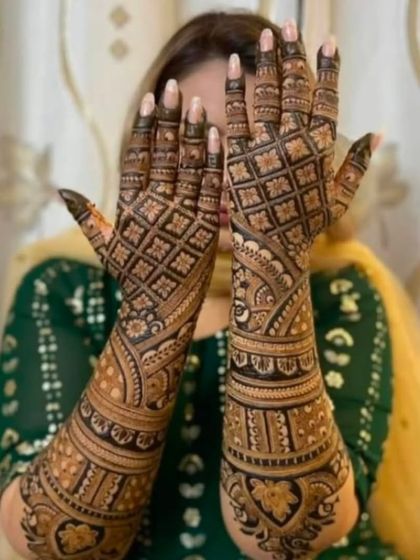 Kanha Mehandi - Bridal Mehndi Intricate Hand Designs photo 36