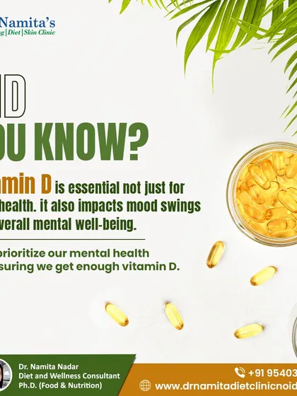 Did you know Vitamin D is crucial not just for bone health, but also for your mood and mental well-being? Ensuring you get enough can help combat fatigue and mood swings.