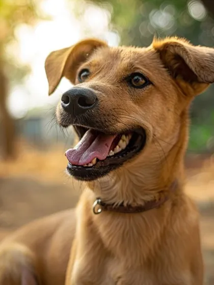 That happy face says it all. We welcome all dogs with open arms, including our beloved Indies, ensuring they feel loved and cherished.