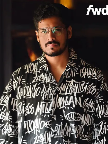 This close-up from a collaboration with H&M and Myntra FWD demonstrates my approach to fashion photography: authentic, moody portraits that focus on the style and feel of the apparel in a natural setting.