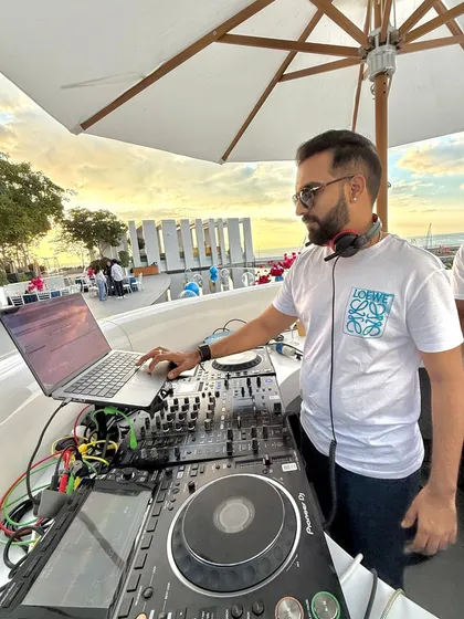 New year, new adventures. Ringing in 2025 with a stunning view of Dubai, doing what I love. This is the life of a destination DJ.