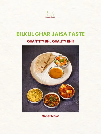 We promise a taste that's *bilkul ghar jaisa* (just like home). You get both quantity and quality, with a variety of dishes in every meal to ensure you're full and satisfied.