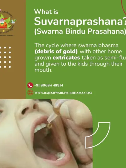This is a close-up look at the Suvarnaprashana process. I use a blend of Swarna Bhasma, or gold ash, with homegrown herbal extracts to create these powerful drops that support a child's immunity and development.
