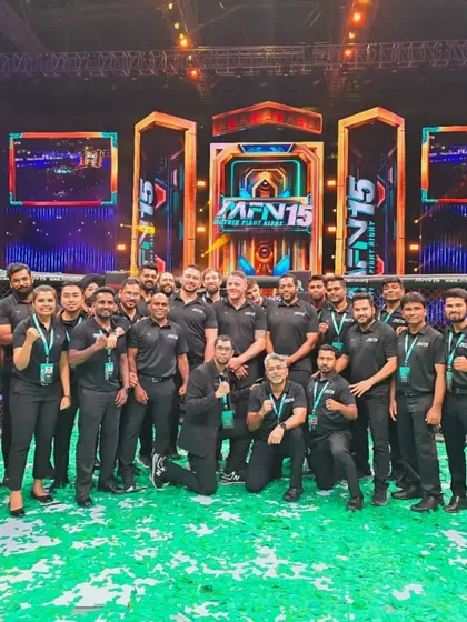 The official team photo for MFN 15. We are proud to be a part of India's premier MMA promotion.