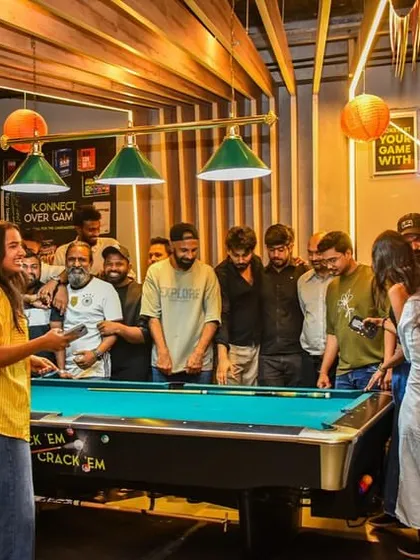 This is the energy we live for. Your whole squad, gathered around the pool table, where the competition is friendly but the bragging rights are serious. It’s way better than a house party.