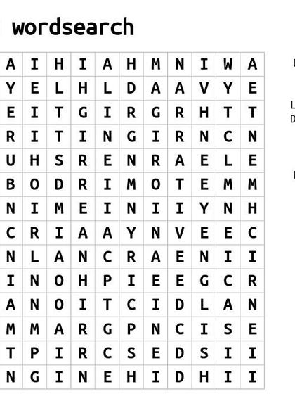 Get your brain buzzing with the LH Wordsearch! This puzzle is packed with all the key terms we teach, from grammar and phonics to enrichment and narrative. It's a playful way to reinforce learning.