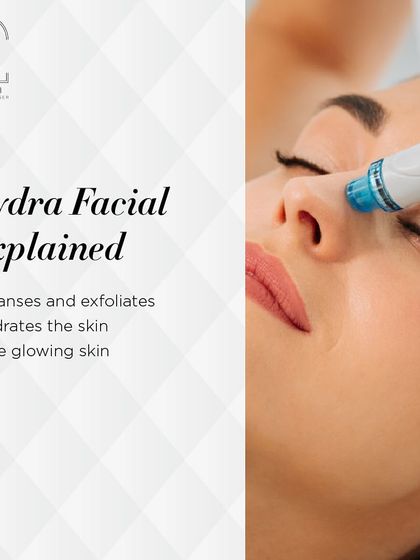 A detailed explanation of the HydraFacial process, covering its multi-step approach to cleansing, exfoliation, and hydration for all skin types.