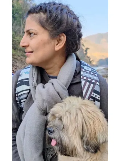 A quiet moment on a trip. Our love for pets extends beyond our facility, as we believe they are the best companions for all of life's adventures.