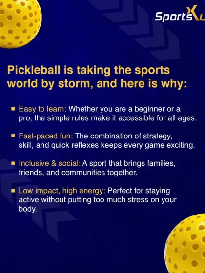 Pickleball is taking the sports world by storm. It is accessible for beginners, offers fast-paced fun for experienced players, and is a great low-impact, high-energy workout.