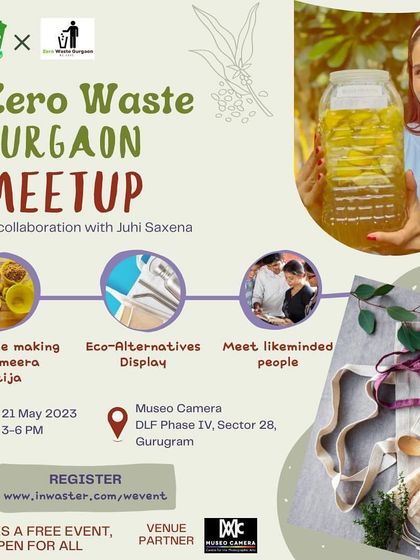 An invitation to our May meet-up featuring a bio-enzyme making workshop with expert Sameera Satija. These sessions are a great way to learn practical skills and meet like-minded people.