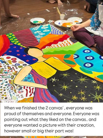 Nishka Mehta - Painting Workshops & Art Parties Collaborative Masterpieces photo 6