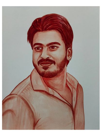 Sharan Ediga - Custom Portrait Art Blood Portraits: Your Story in Art photo 56