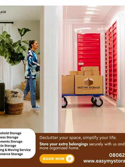 Declutter your space and simplify your life by storing your extra belongings with us. We offer a wide range of services including household, business, document, and vehicle storage, plus packing and moving.