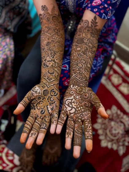 Mehendi Art by Nishat - Mehndi (Henna) Artistry Elaborate Bridal Henna photo 12