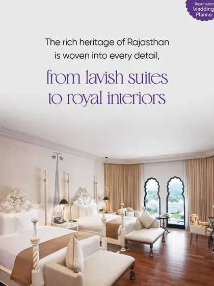 The rich heritage of Rajasthan is woven into every detail at Fairmont Jaipur, from the lavish suites to the royal interiors.