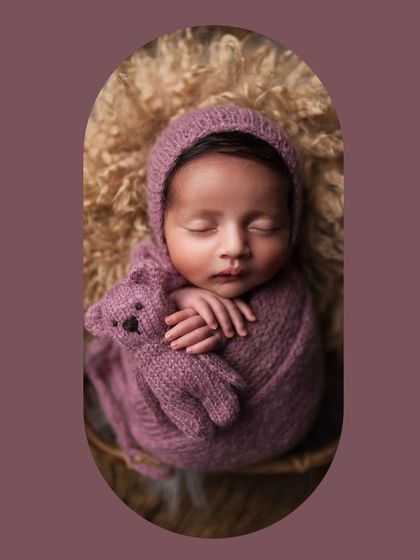 A framed version of this adorable teddy bear setup, perfect for displaying as a piece of art.