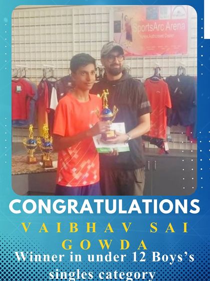 Manoj Kumar - Badminton Coaching for Kids & Youth Our Tournament Champions photo 15