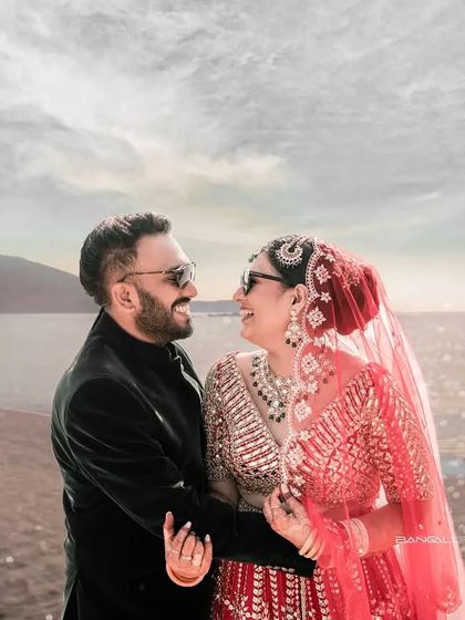 Bangalore Photographers - Pre-Wedding & Couple Photoshoots Grand Celebrations: Elegant Couple Portraits photo 10