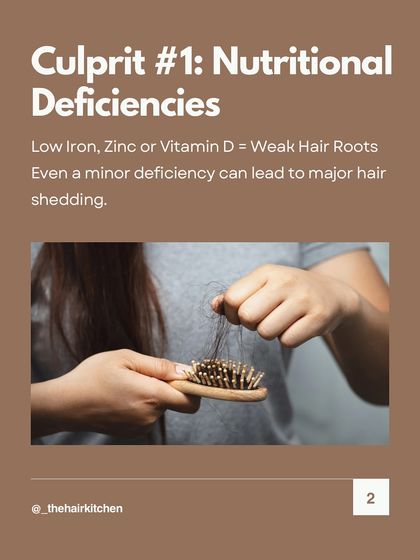 Culprit #1: Nutritional Deficiencies. Low levels of iron, zinc, or Vitamin D can lead to weak hair roots and major shedding, even if the deficiency is minor.