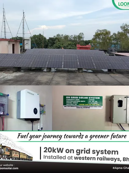We are proud to partner with Indian Railways by installing this 20kW on-grid solar system at the Western Railways facility in Bhopal. This project demonstrates our ability to provide reliable and sustainable energy solutions for the nation's most critical transport networks.