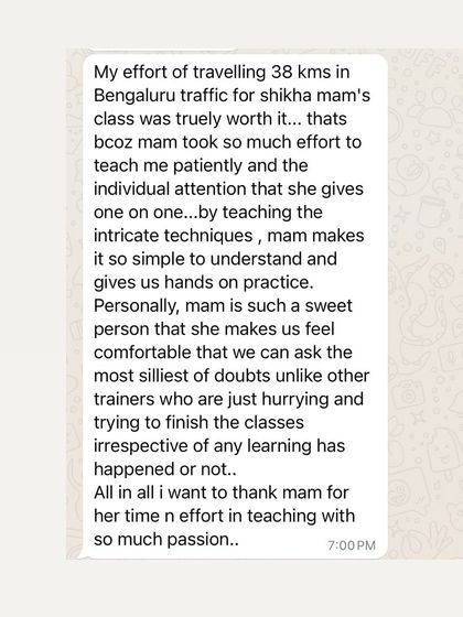 Shikha Agarwal - Personal Saree Draping Classes Words from My Wonderful Students photo 37