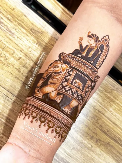 A royal groom entry on an elephant is a classic baraat scene. I teach how to draw these majestic figures with attention to traditional attire and decorative elements.