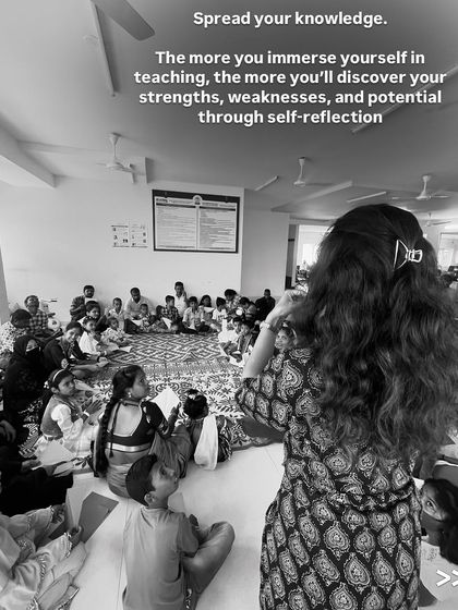 I believe that the more you teach, the more you learn about yourself. Sharing my knowledge with these children was a beautiful moment of self-reflection.