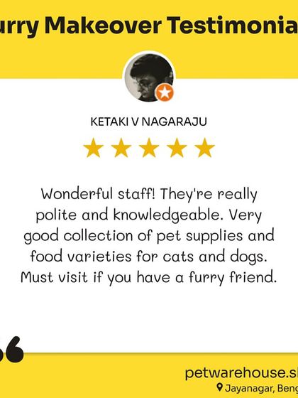 Pet Warehouse - Pet Grooming Services Words from Our Pet Parents photo 32