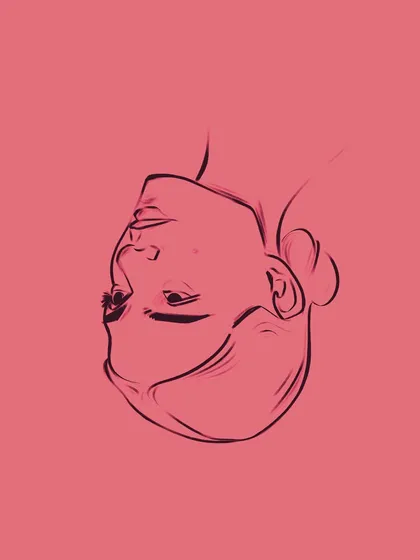 Just a quick sketch on the iPad to keep the creative ideas flowing. Sometimes the simplest, upside-down doodles can spark a new idea.