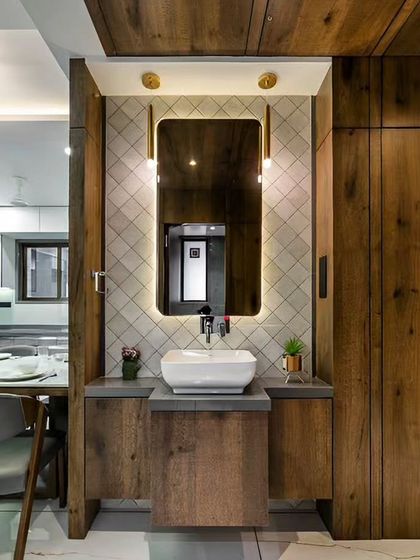 Interior Design Studio - Full Home Interior Design & Renovation Elegant Bathrooms & Wash Areas photo 8