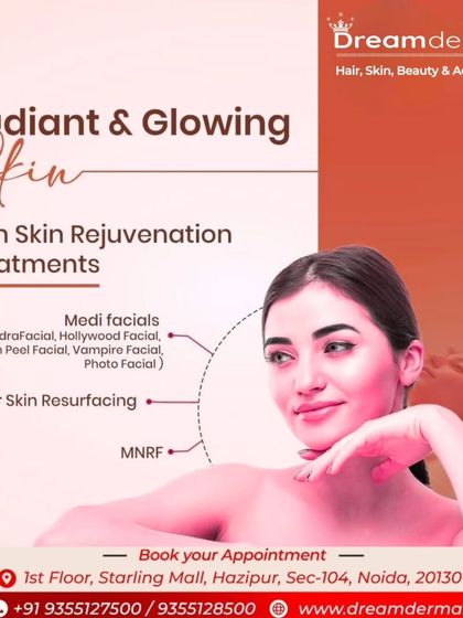 Achieve radiant and glowing skin with our suite of skin rejuvenation treatments. We offer Medi-facials like HydraFacial and Carbon Peel, along with deeper treatments like Laser Skin Resurfacing and MNRF for a complete glow-up.