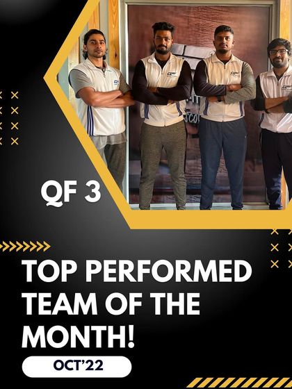 Teamwork makes the dream work. Congratulations to our top-performing team for the month of October 2022.