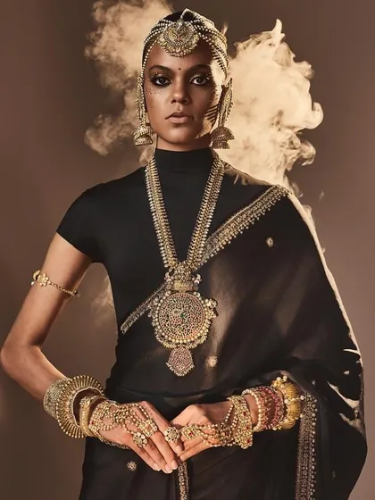 For intricate jewellery and beauty campaigns, our studio offers the technical precision required for stunning results. This shoot for Reasons Jewellery used controlled smoke and dramatic lighting to create an atmosphere of regal allure, making the bespoke pieces stand out.