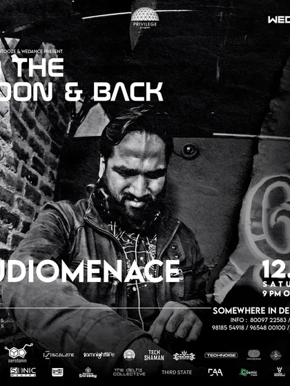 Another version of my flyer for the Drumcomplex event. The black and white aesthetic perfectly matched the deep and industrial techno vibe of the night.