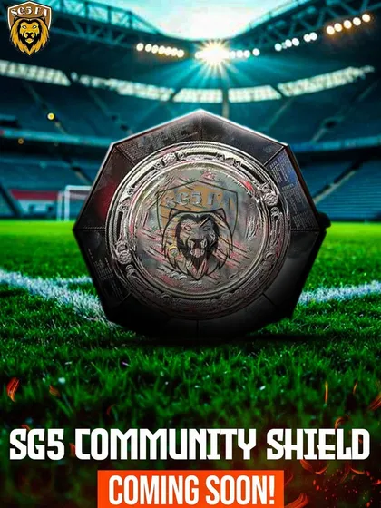 We build anticipation and prestige for our events with high-quality branding. This teaser for the SG5 Community Shield shows our commitment to making every tournament feel like a major-league event.
