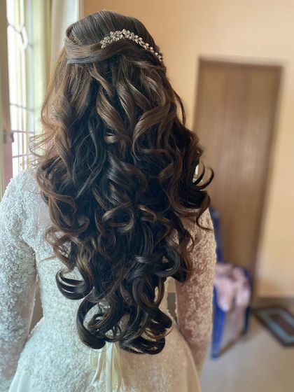 Shruthi - Bridal & Event Hairstyling Modern Styles for Sangeet & Receptions photo 73