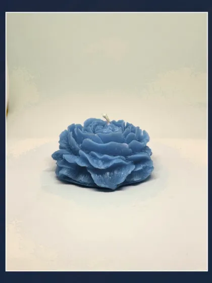 Not just a candle, it’s a blooming vibe. This beautiful blue peony-shaped candle is perfect for letting the calm unfold in your space.