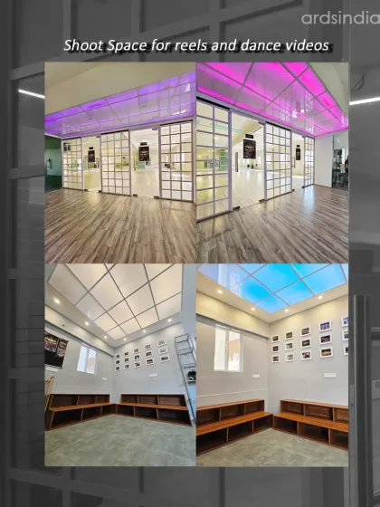 Looking for the perfect spot to shoot your next dance reel? Our studios offer clean backgrounds and professional, WiFi-controlled RGB mood lighting to make your content pop.