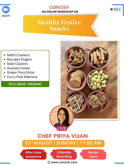 Conosh - Online Culinary Workshops Healthy & Special Diet Cooking photo 28