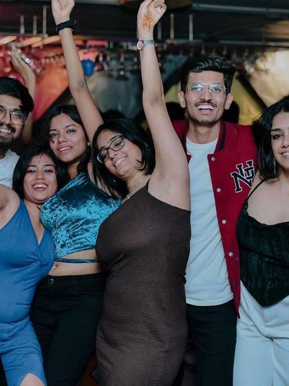 A happy group enjoying the vibe at BOHO. Seeing people have a great time with their friends is the best part of my job.