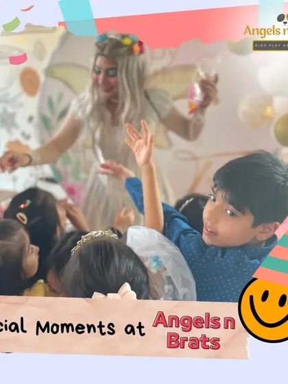 A special moment with a party entertainer dressed as a fairy. We bring in talented performers to interact with the children and add a touch of magic to the celebration.