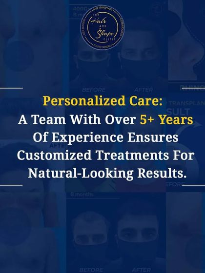 With over 5 years of experience, our team is dedicated to personalized care. We customize every treatment plan to ensure the results look natural and fit you perfectly.