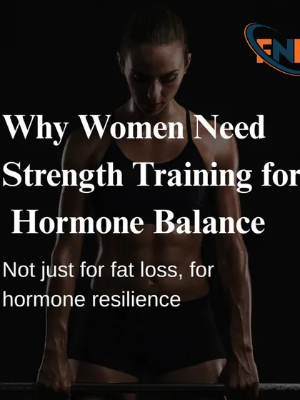 I believe strength training is more than just building muscle, it's a powerful tool for women's health. It helps regulate hormones, reduce stress, and build resilience from the inside out. This is a core part of my training philosophy.