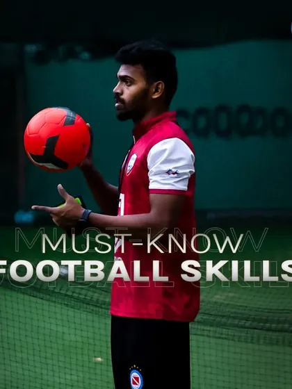 A look at one of our coaches demonstrating key football skills. My training covers all the must-know techniques to build a well-rounded player.