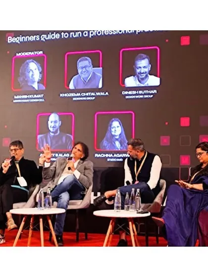 Another shot from the FOAID 2024 panel discussion, where a dynamic exchange of ideas and perspectives took place. These conversations are crucial for fostering innovation and collaboration within the architecture and design community.