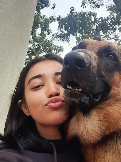 Just a collection of our many goofy selfies. The bond with your dog should be filled with laughter and silliness. He's my soulmate.